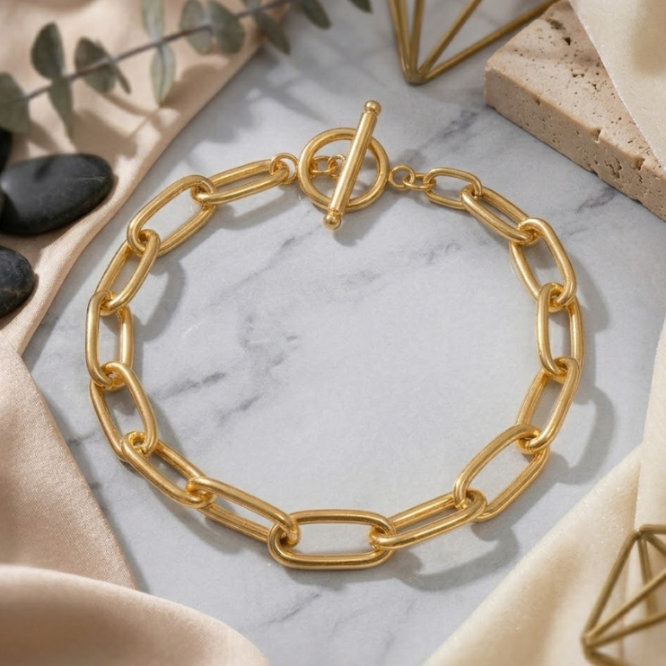 Calista T-Bar Link Bracelet