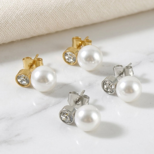 Duo Pearl Studs