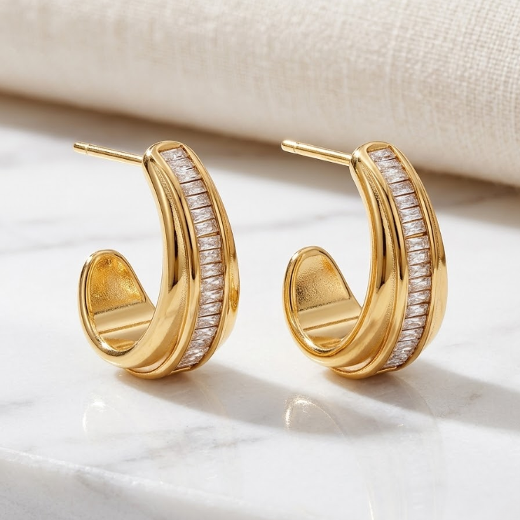 Luméa Pavé Hoops