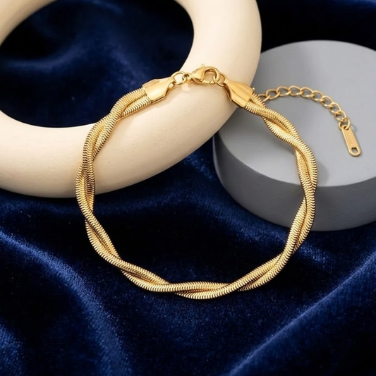 Orvella Woven Chain Bracelet