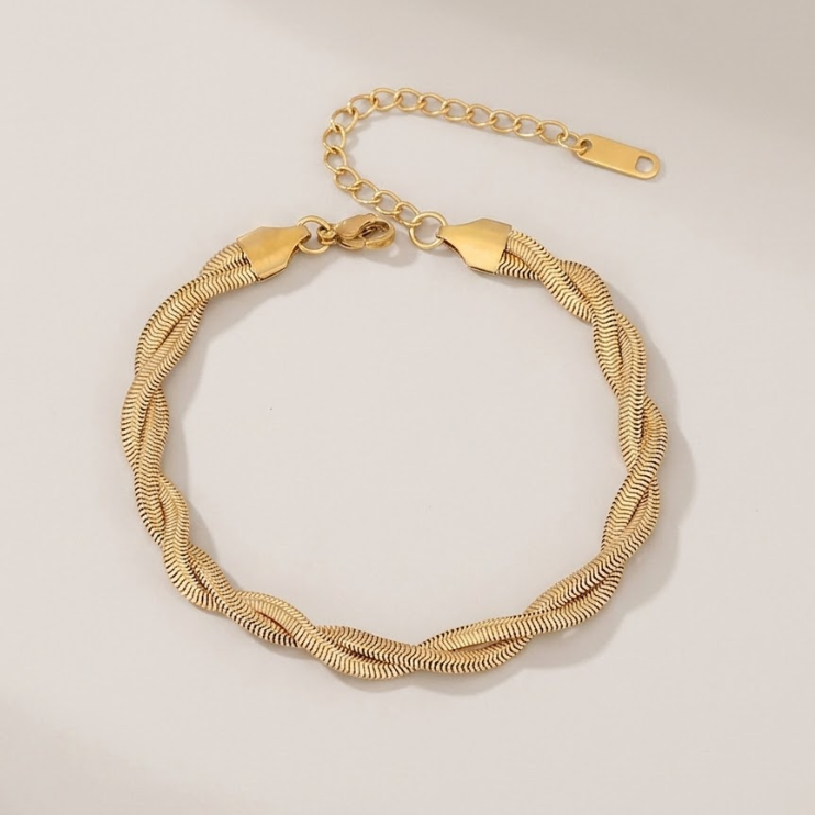 Orvella Woven Chain Bracelet