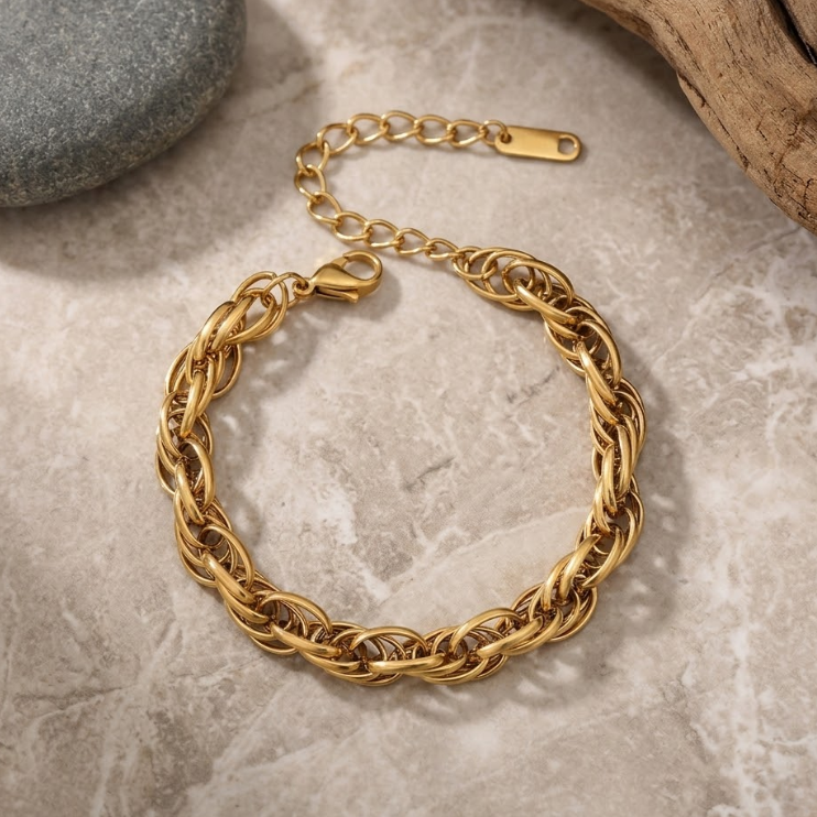 Ravelle Woven Link Bracelet
