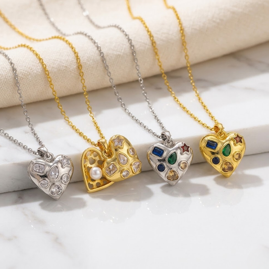Secret Treasure Heart Locket Necklace