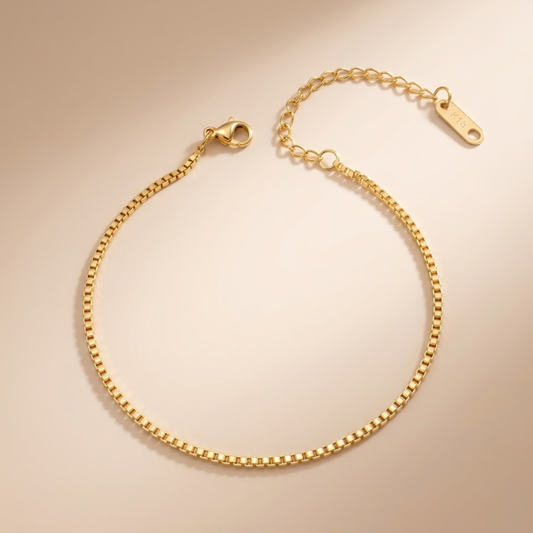 Valencia Box Chain Bracelet
