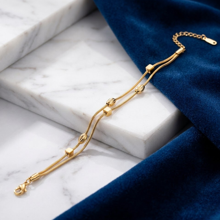 Vireya Dual Strand Bracelet