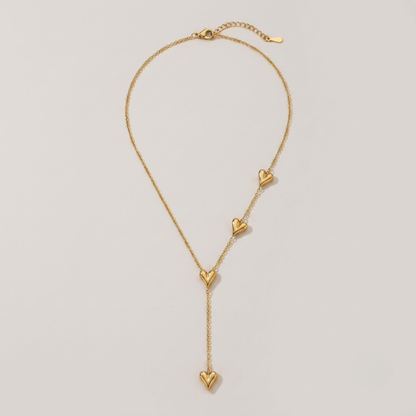Amour Cascade Heart Necklace