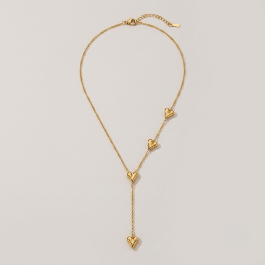 Amour Cascade Heart Necklace