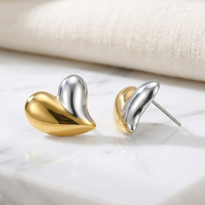Amoura Dual Heart Earrings