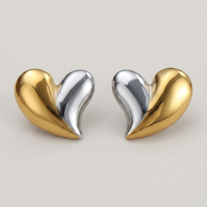 Amoura Dual Heart Earrings