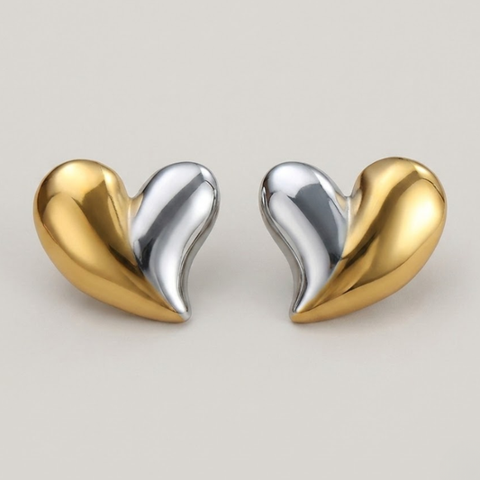 Amoura Dual Heart Earrings