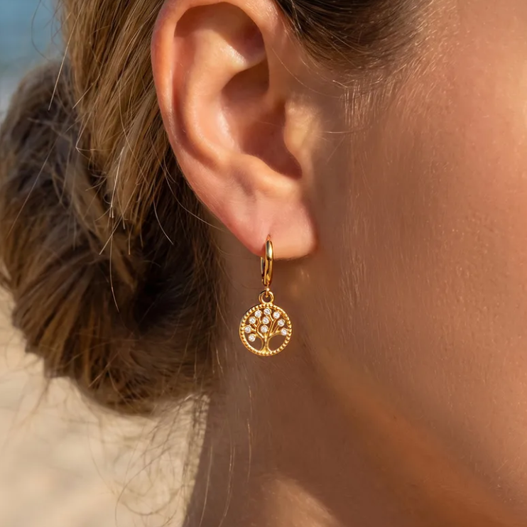 Arbor Lumière Charm Hoops