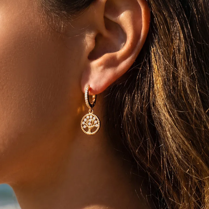 Arbor Lumière Charm Hoops