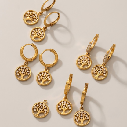 Arbor Lumière Charm Hoops