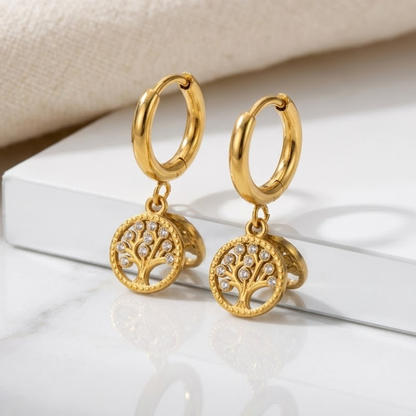 Arbor Lumière Charm Hoops