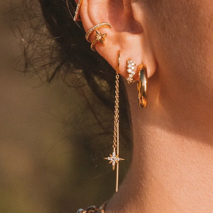 Astrielle Star Threader Earrings