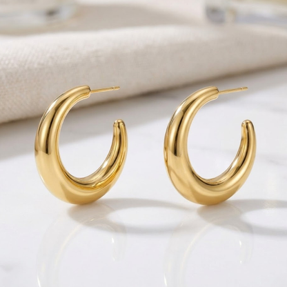 Aurelle C-Curve Hoops