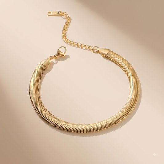 Aurielle Herringbone Bracelet
