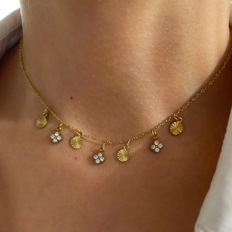 Aurora Delicate Charm Necklace