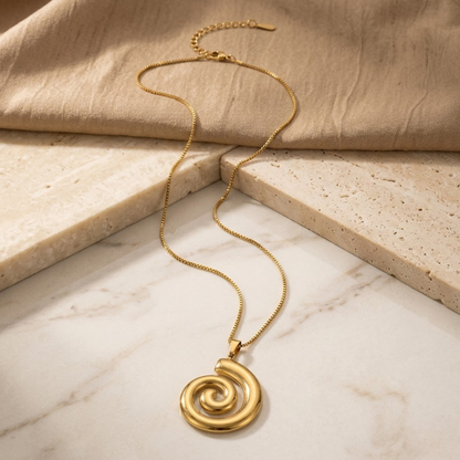 Calypso Spiral Shell Necklace