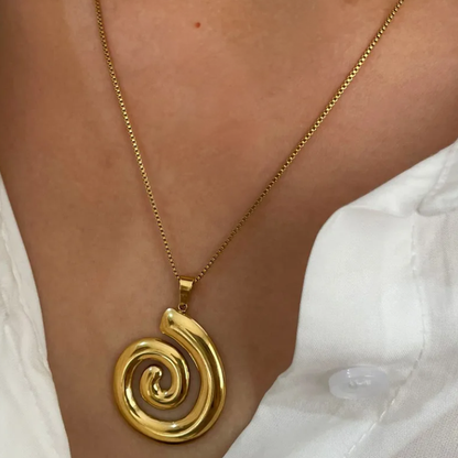 Calypso Spiral Shell Necklace