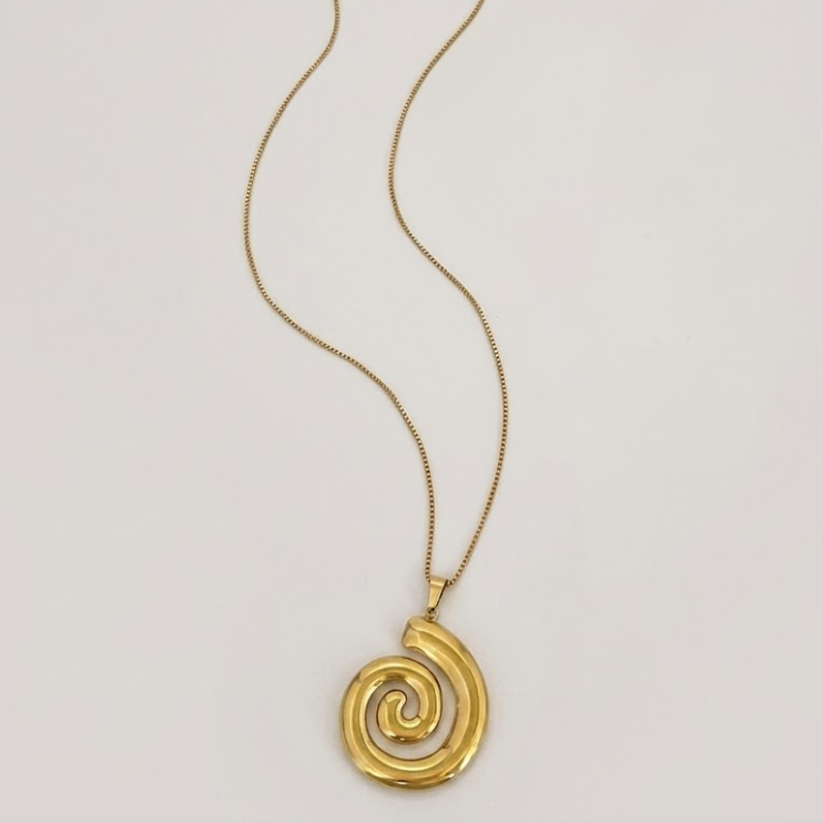 Calypso Spiral Shell Necklace