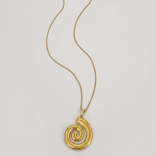 Calypso Spiral Shell Necklace