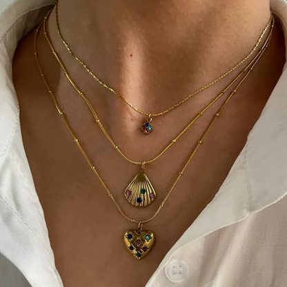 Celeste Sparkle Layer Necklaces