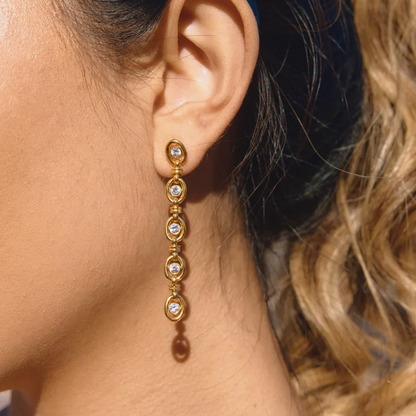 Celestia Link Drop Earrings