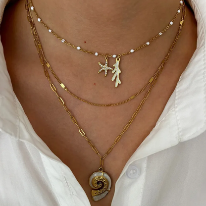Celestial Shoreline Layer Necklaces