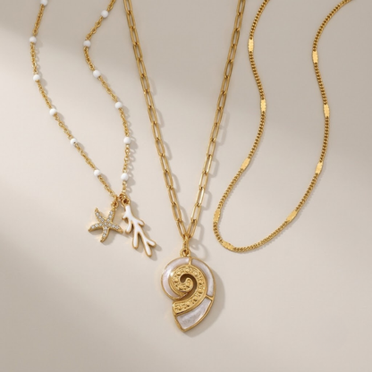 Celestial Shoreline Layer Necklaces