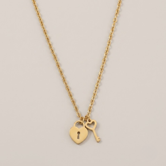 Clé d’Amour Lock & Key Necklace