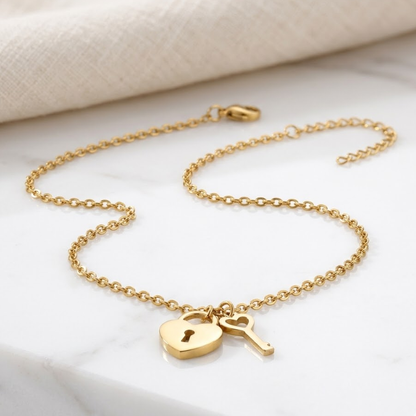 Clé d’Amour Lock & Key Necklace