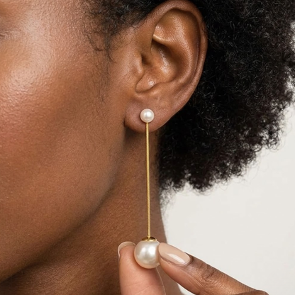 Éloane Pearl Line Earrings
