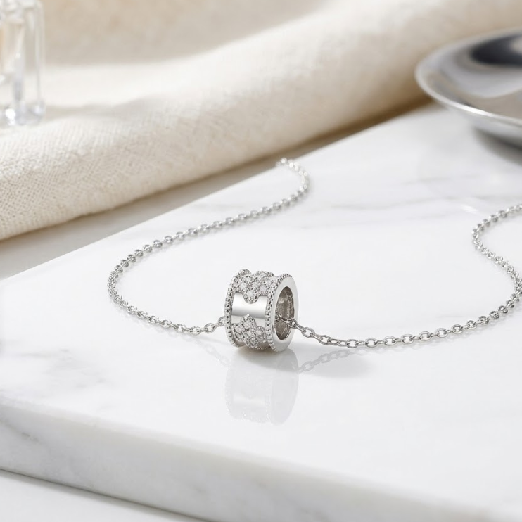Eterna Rondelle Necklace