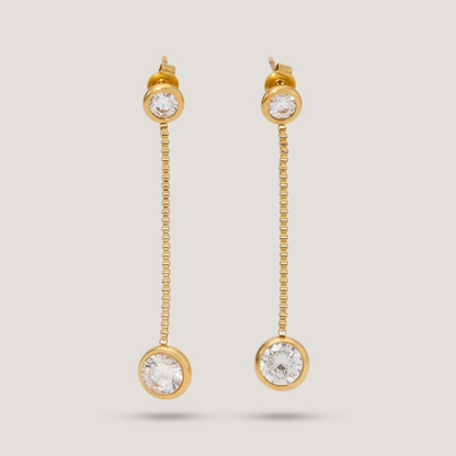 Étoile Line Drop Earrings