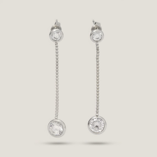 Étoile Line Drop Earrings