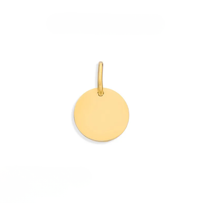 Fine Mini Disc Initial Pendant Collection