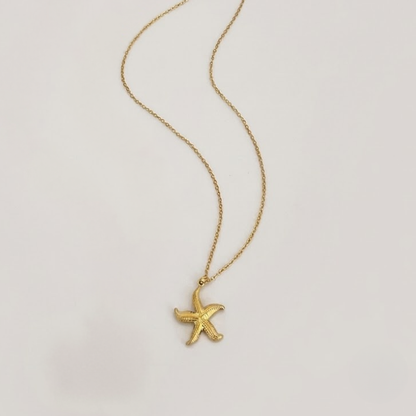 Golden Tides Starfish Necklace