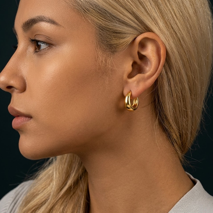 Halo Hoop Earrings