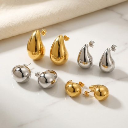 Liquid Aura Droplet Earrings