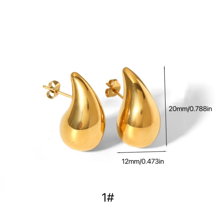 Liquid Aura Droplet Earrings
