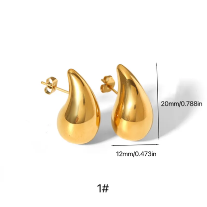 Liquid Aura Droplet Earrings