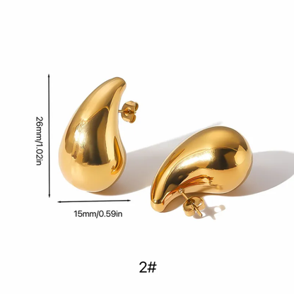 Liquid Aura Droplet Earrings