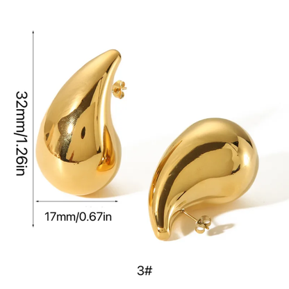 Liquid Aura Droplet Earrings