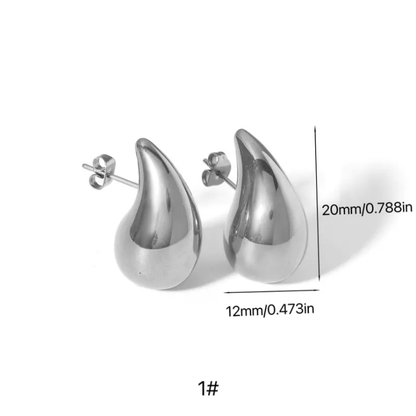 Liquid Aura Droplet Earrings