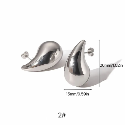 Liquid Aura Droplet Earrings
