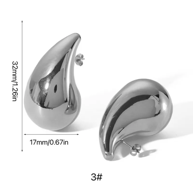Liquid Aura Droplet Earrings
