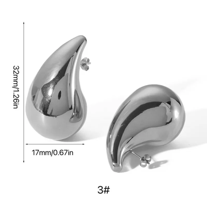 Liquid Aura Droplet Earrings