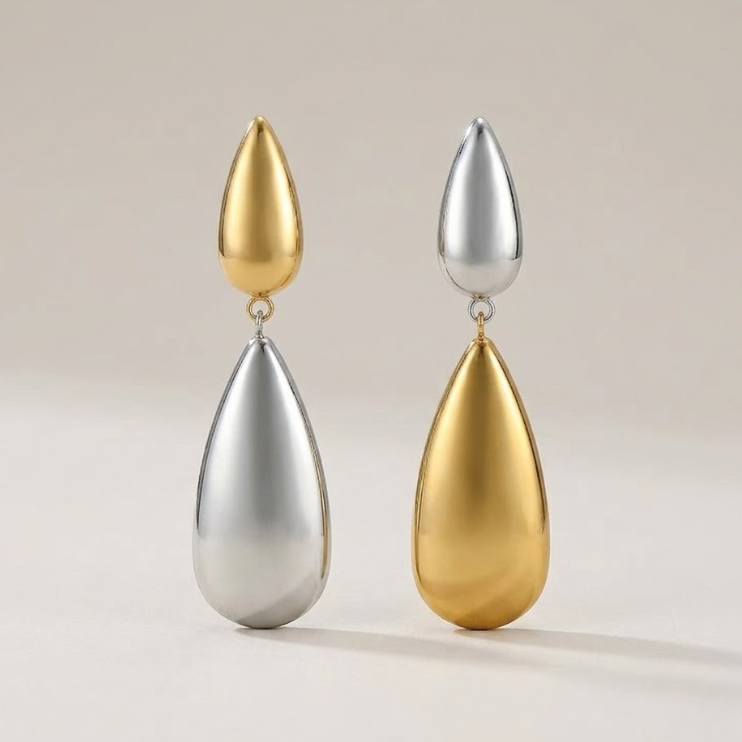 Miragé Dual Drop Earrings