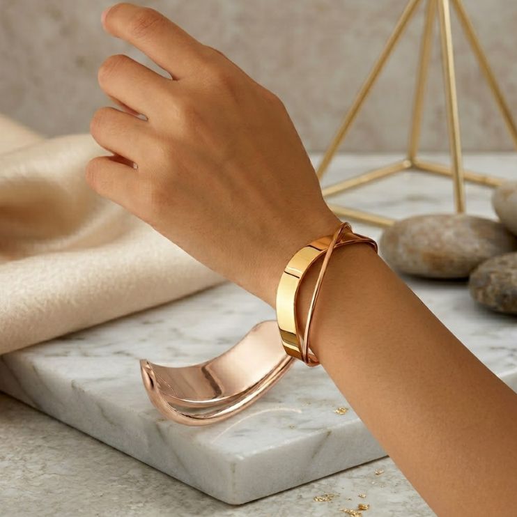 Orlena Sculpted Cuff